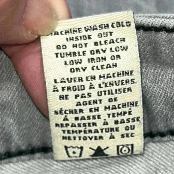 Marc by Marc Jacobs Grey center seam jeans with front zip pockets, back pockets - Picture 9 of 11